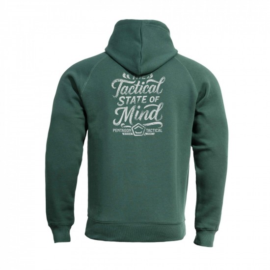 Phaeton Hood Sweater "State of mind" Pentagon