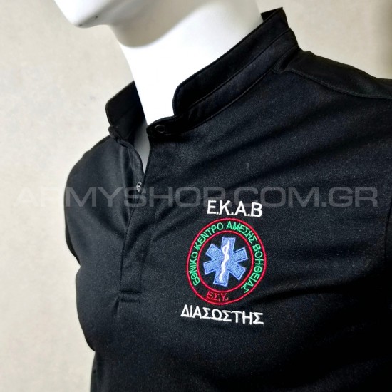 Polo Longsleeve Dry Fit ΕΚΑΒ PE1