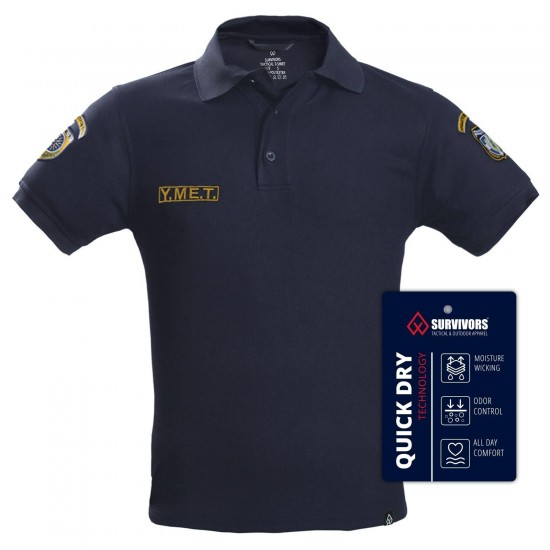 Polo ΥΜΕΤ QuickDry Survivors