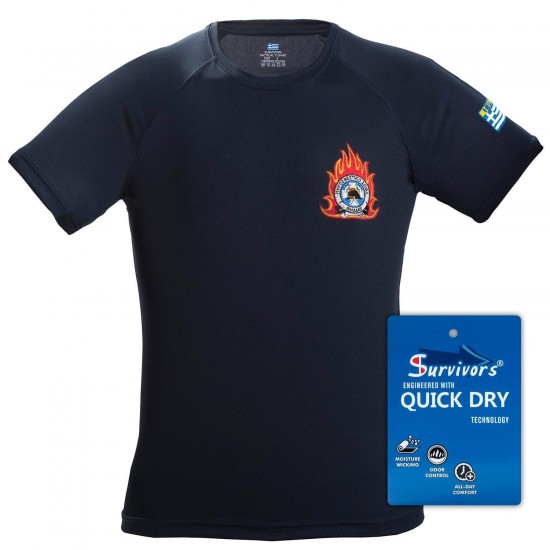 T-Shirt Πυροσβεστών QuickDry Survivors