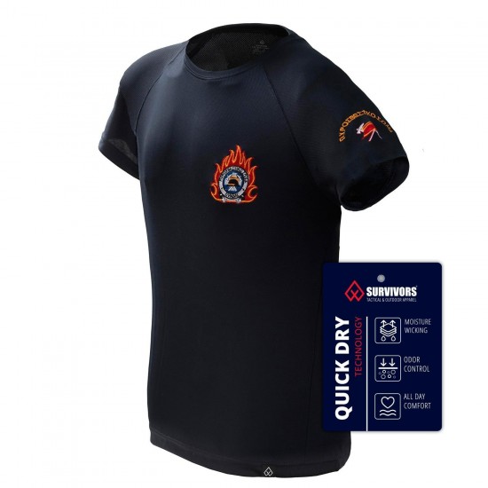 T-Shirt Φλόγα Πυροσβεστών QuickDry Survivors