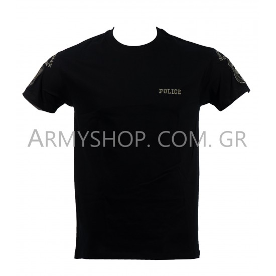 T-Shirt black ΔΙΑΣ Police