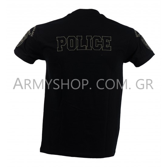 T-Shirt black ΔΙΑΣ Police