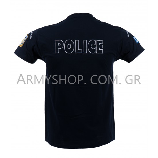 T-Shirt Police Navy